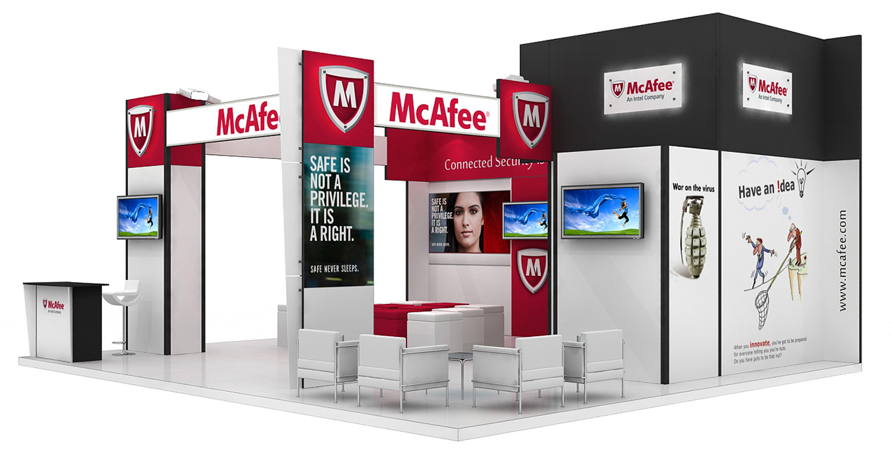 McAfee Creeya beursstand McAfee Creeya beursstand