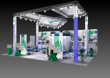 Unieke mobiele beursstand