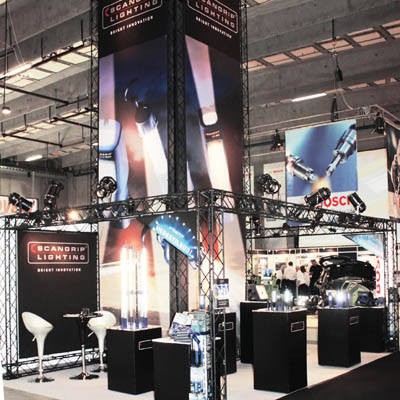 Voordelen van truss systemen voor het gebruik in beursstands